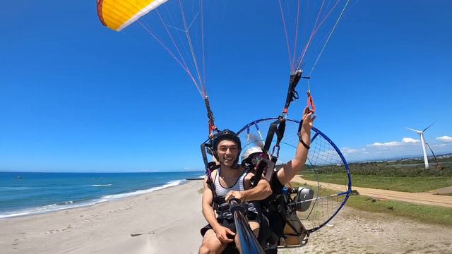 Paramotor tandem fly in Japan смотреть онлайн