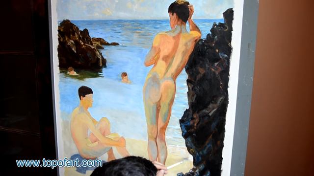 Tuke - Lovers of the Sun | Art Reproduction Oil Painting смотреть онлайн