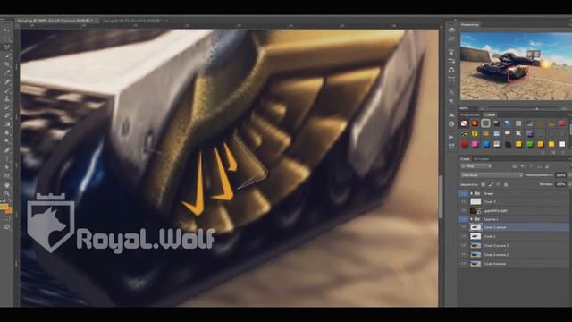 Tanki Online | Speed Art #7 | By Royal.Wolf смотреть онлайн