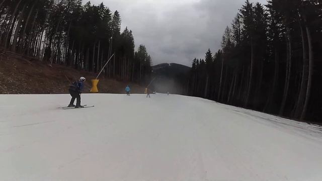 Мой спуск на трассе 5Н, Буковель 19.04.2021 смотреть онлайн