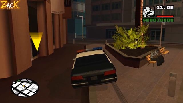 Как играть за ПОЛИЦЕЙСКОГО в GTA: San Andreas ?! смотреть онлайн