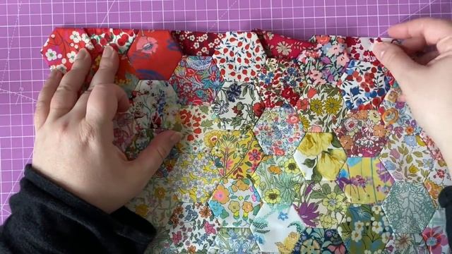 Easy Hexagon Cushion Tutorial - English Paper Piecing Without The Paper! - Patchwork And Quilting