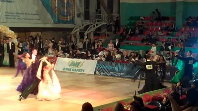 Spring Tango 2011, Anton Smolyaninov - Natalya Beklemisheva, Waltz смотреть онлайн