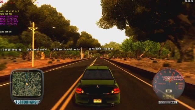 TDU Mitsubishi Evo VIII Sound Mod смотреть онлайн