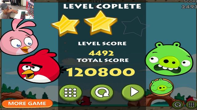 Angry Birds Heroic Rescue - HELP STELLA ESCAPE FROM ALL PIGGIES BY BEATING THEM FULL WALKTHROUGH! смотреть онлайн