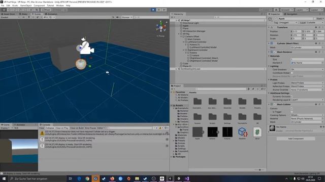 I made a VR Fruit Ninja Game in UNITY смотреть онлайн