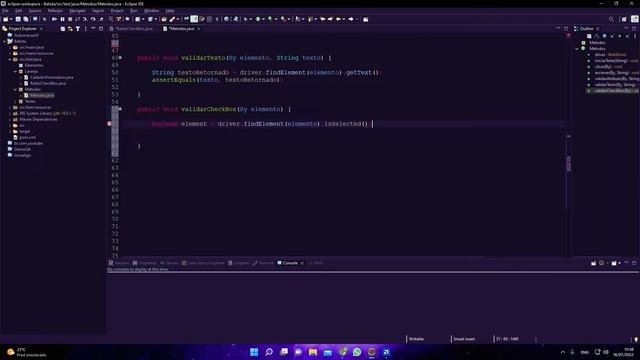 Aula04 - Validando CheckBox e RadioBox com Selenium (JAVA) смотреть онлайн