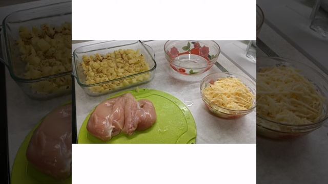 Вкусный и быстрый ужин. Картошка с курицей в духовке. смотреть онлайн