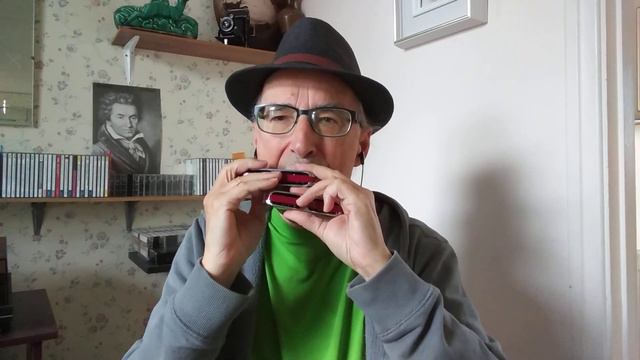 Regimentsgruß (German march) harmonica/Mundharmonika смотреть онлайн