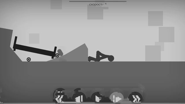 крутые маменты в игре Stickman Dismounting