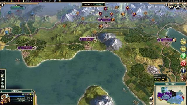 This Is So Scary (Civilization V Fall Of Rome Scenario Playthrough) #2 смотреть онлайн