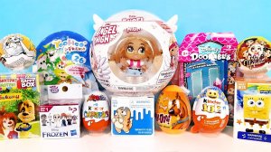 СЮРПРИЗ MIX! ZURU Angel High, Скуби Ду, Lost Kitties, Барбоскины, Spongebob Unboxing Kinder Surprise