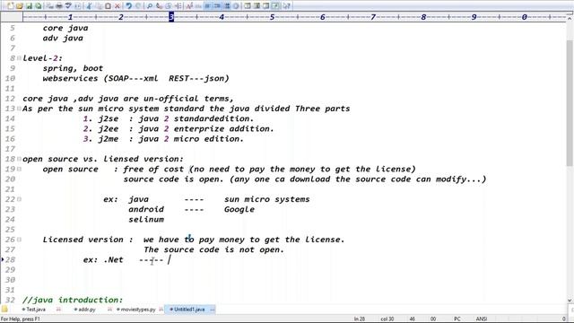 CORE JAVA + ADV. JAVA tutorials || Demo - 2 || by Mr. Ram On 06-07-2021 @5PM IST смотреть онлайн