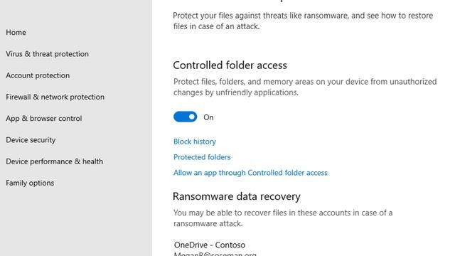 Controlled Folder Access (Ransomware Protection) in Windows 10 смотреть онлайн