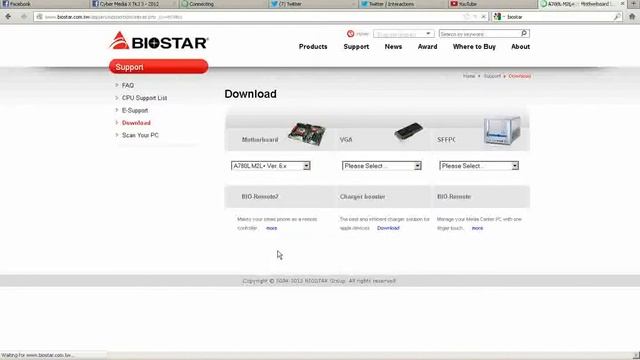 Download Biostar A780L AMD Socket AM2 смотреть онлайн