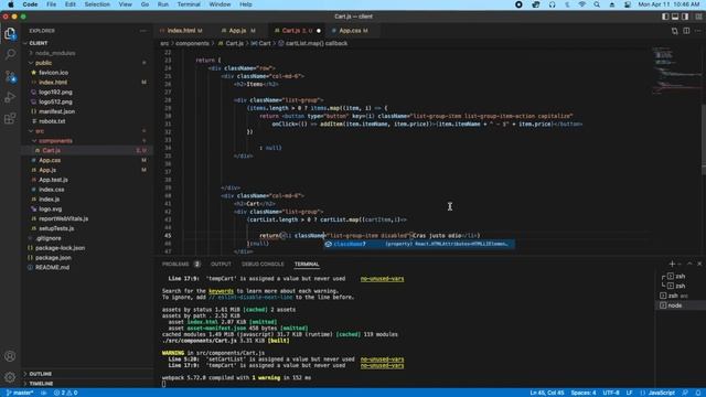 React.js Point of Sale Tutorial Part 1 - Building a Cart смотреть онлайн