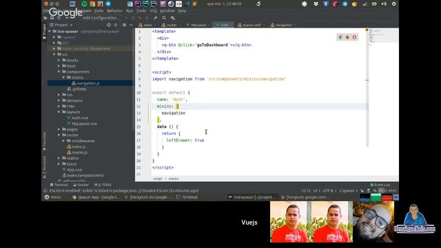 VueLive # Quasar Framework - Estrutura e Organização смотреть онлайн