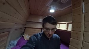 Тест самодельного автодома в - 20° / Ночевка в Газели 4х4 зимой