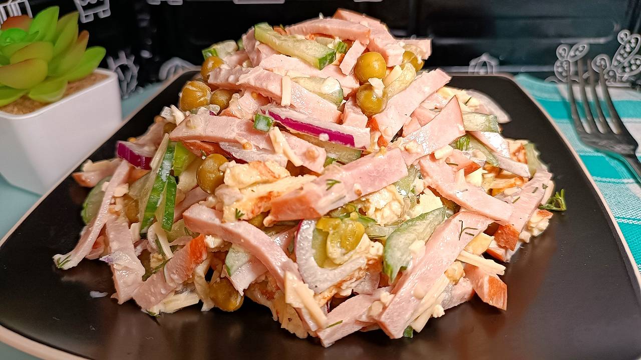 📌 Салат "Шустрик" - Салат, который можно приготовить за 10 минут смотреть онлайн