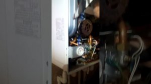 Снятие трехходового клапана с двухконтурного котла мастергаз