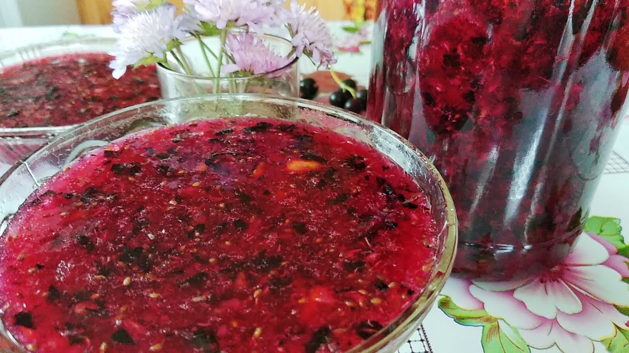 ЧЁРНАЯ СМОРОДИНА с АПЕЛЬСИНАМИ и ЛИМОНОМ, протёртая с САХАРОМ. НАСТОЯТЕЛЬНО РЕКОМЕНДУЮ!. смотреть онлайн