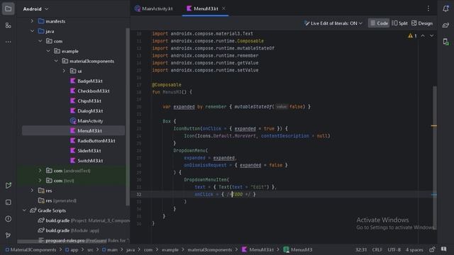 Mastering Menus in Jetpack Compose with Material Design 3 | Android Development | Kotlin | English смотреть онлайн