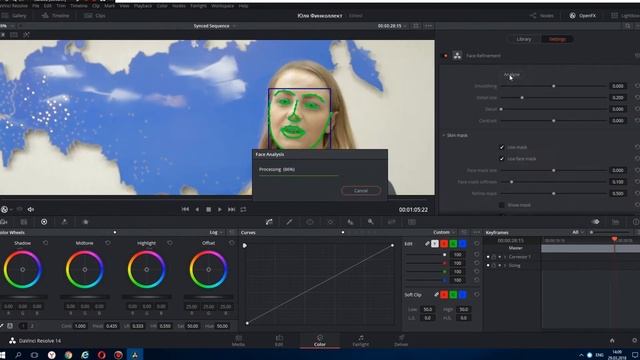 Ретушь лица davinci resolve 14 смотреть онлайн