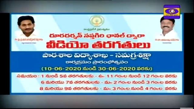 DD SAPTAGIRI-GOVT OF AP-VIDYA VARADHI- 8TH AND 9TH CLASS - TELUGU- 16-06-2020 -3PM смотреть онлайн