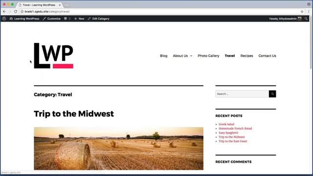 WordPress | 3. Blog Post Thumbnails and Read More Excerpt Links смотреть онлайн
