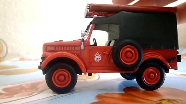 №3 АНС ГАЗ 69 ПМГ20 (Пожарный) ДиАгостини от KotStarVideo..avi смотреть онлайн