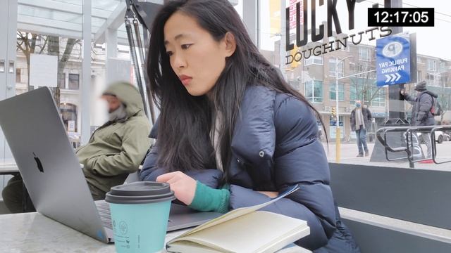 Work from home with me - coffee shop edition 75 mins | Pomodoro with timer & lofi music [no talking смотреть онлайн