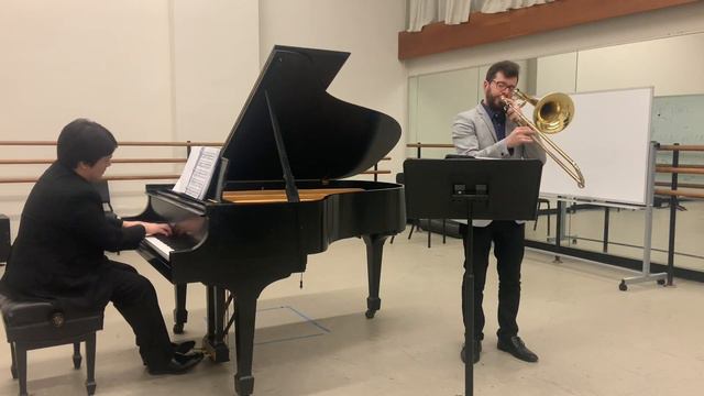 Addison Maye-Saxon, David Trombone Concertino Second Movement, Ferdinand David. смотреть онлайн