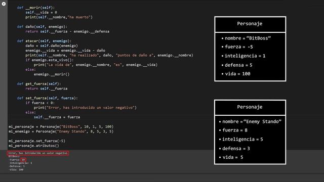 CLASES en PYTHON, TODOS los pilares de POO aplicados a un EJEMPLO COMPLETO desde CERO смотреть онлайн