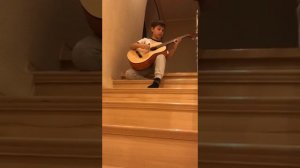 Маленький мальчик  -  « Little Cowboy « - игра на акустической гитаре [HD]