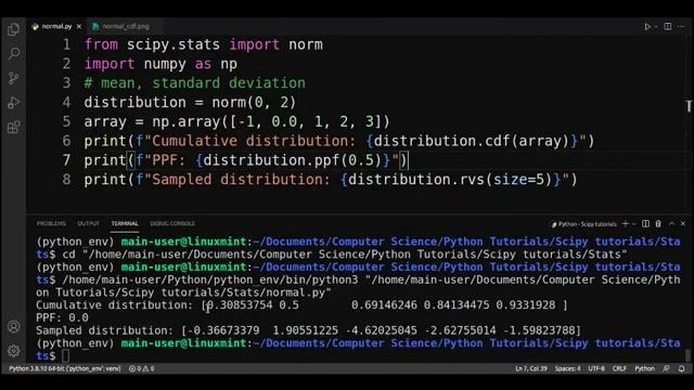 Scipy tutorial 10: Statistics смотреть онлайн
