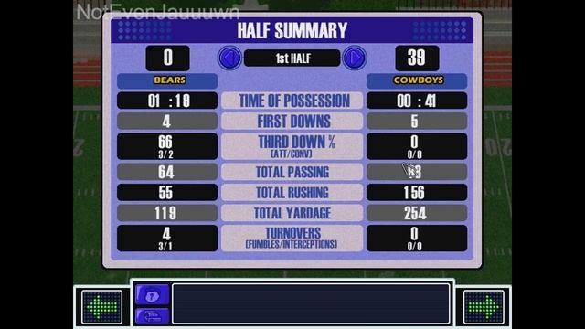 Backyard Football 2002 Game 5 | Dallas Cowboys VS. Chicago Bears смотреть онлайн