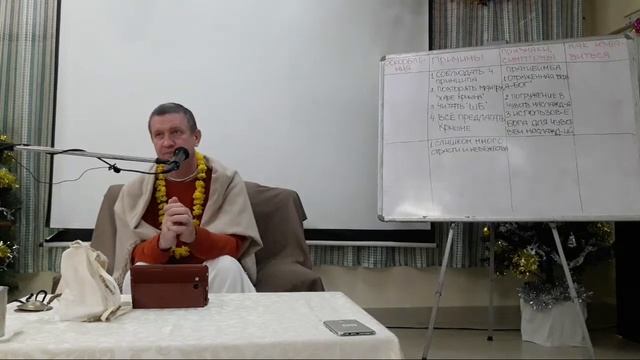 4. Е. М. Враджамани прабху. 10 оскорблений Святого Имени. 13.01.2020 г. Лекция 4.
