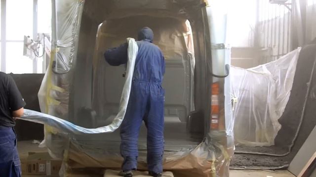 Ladeflächenausbau loading area expansion Mercedes Sprinter | kba-beschichtungstechnik.de смотреть онлайн
