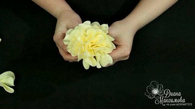 Пион из изолона для букета на плафоне. Молды и МК от Дианы Максимовой смотреть онлайн