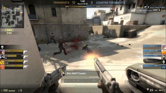 CS:GO competitive Dual Berettas Ace смотреть онлайн