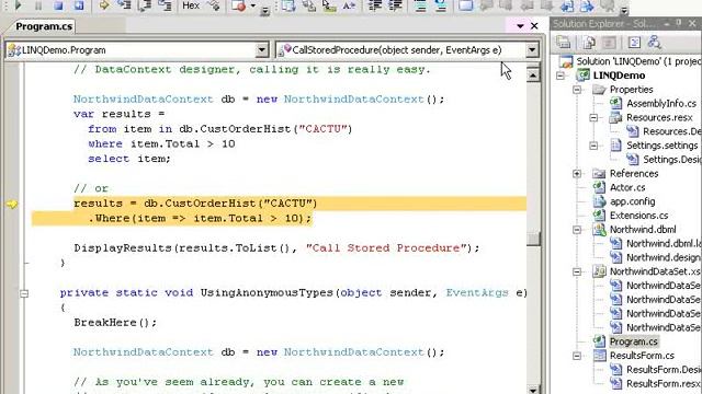 Module 07\15. LINQ to SQL\02 LINQ to SQL to C# (LINQ to SQL) смотреть онлайн