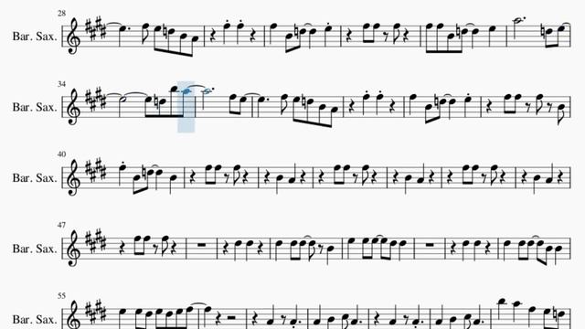 Baritone Sax Sheet Music: How to play Pop by Nayeon смотреть онлайн