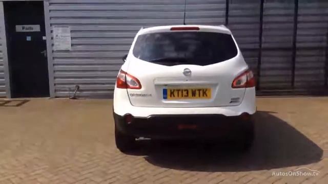 NISSAN QASHQAI TEKNA IS PLUS 2 DCIS/S WHITE 2013 смотреть онлайн