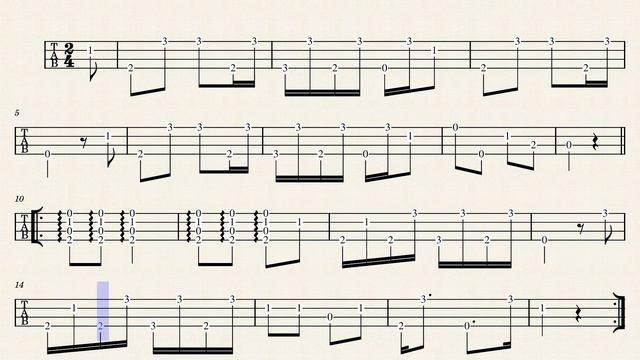 Mary Blane – Briggs' Banjo Instructor (ukulele Tablature)