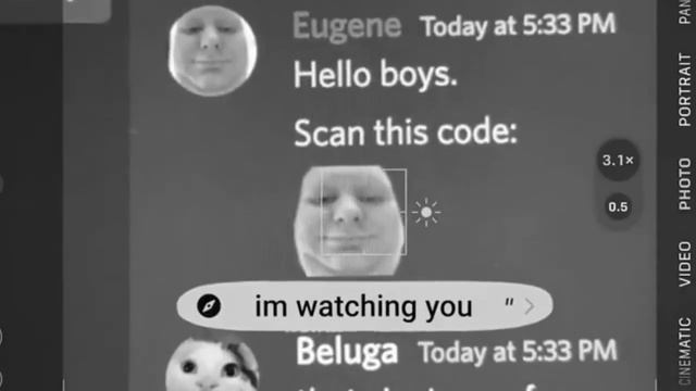 Don't Scan this QR Code #discord #beluga #funny смотреть онлайн