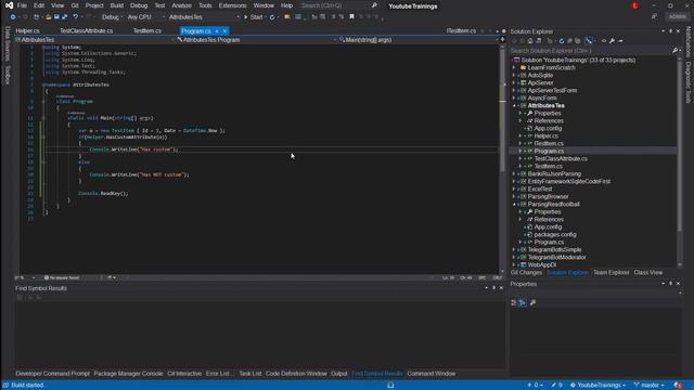 c# с нуля. Урок 18 - Attribute смотреть онлайн