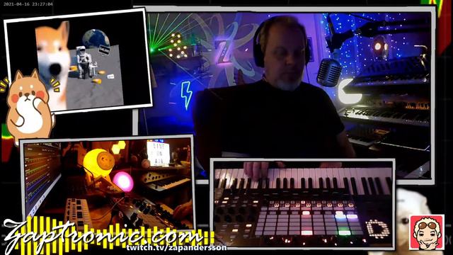 #DOGECoin to the #Moon - 100% IMPROVISED LIVE Music on Vintage Synths смотреть онлайн