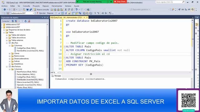 Importar datos de Excel a SQL SERVER y restricciones смотреть онлайн