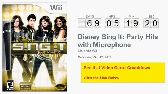 Disney Sing It: Party Hits with Microphone Wii Countdown смотреть онлайн