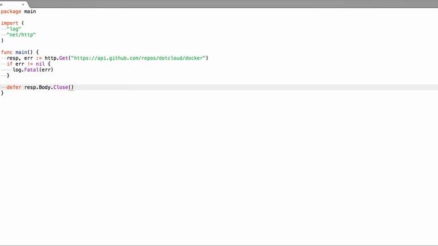 #1 - Using Go for a simple HTTP Request смотреть онлайн